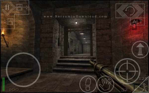 بازی دوبله فارسی بازگشت به قلعه ولفنشتاین برای اندروید  Return to Castle Wolfestein موبایل - تصویر 2